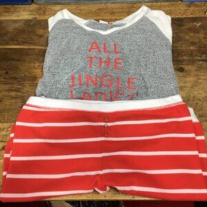 Make + Model All The Jingle Ladies Women's Christmas Pajama Set